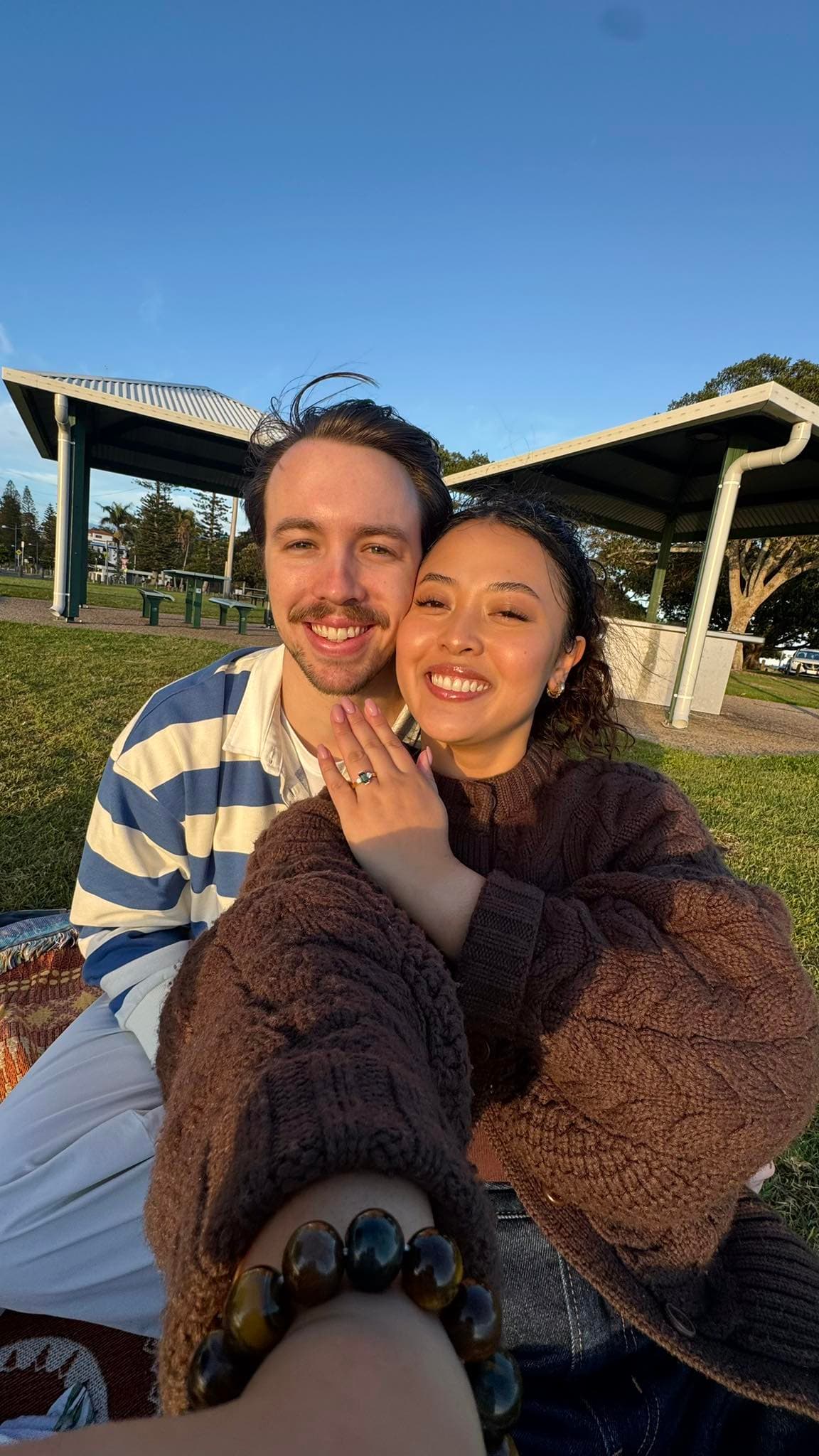 Chloe and Luke engaged